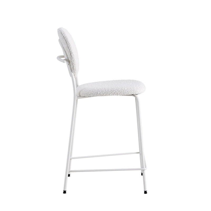 Tabourets de bar Carley Boucle (2 pièces)