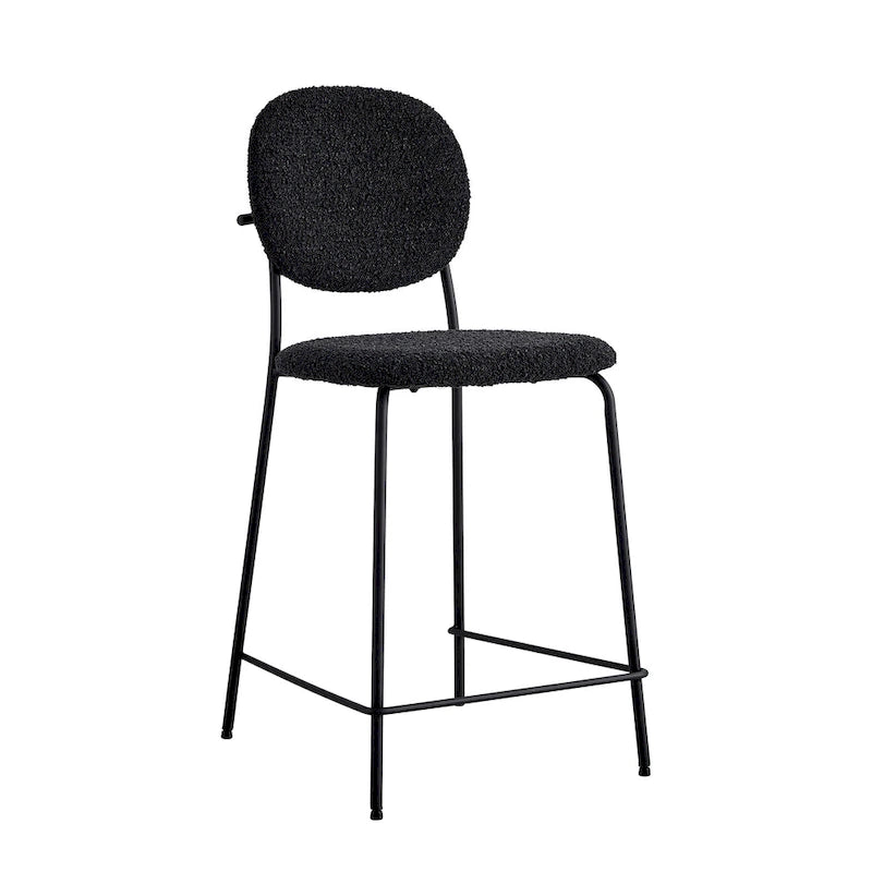 Tabourets de bar Carley Boucle (2 pièces)