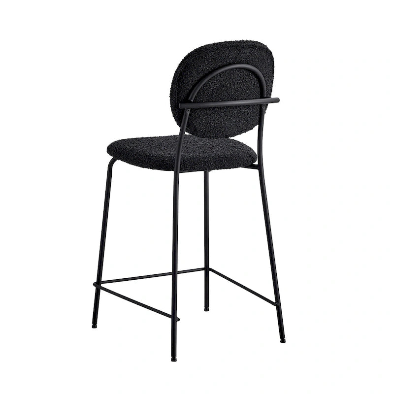 Tabourets de bar Carley Boucle (2 pièces)