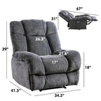 Fauteuil inclinable électrique standard en chenille