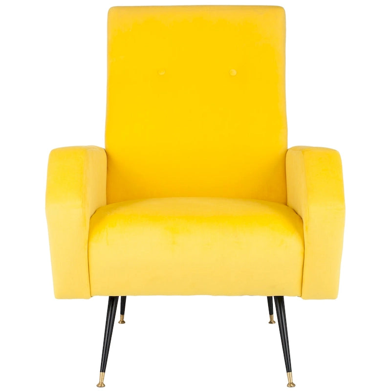 Fauteuil club rétro moderne du milieu du siècle Senja – 27,5 x 34,8 x 37 po – 28 larg. x 35 prof. x 37 haut.