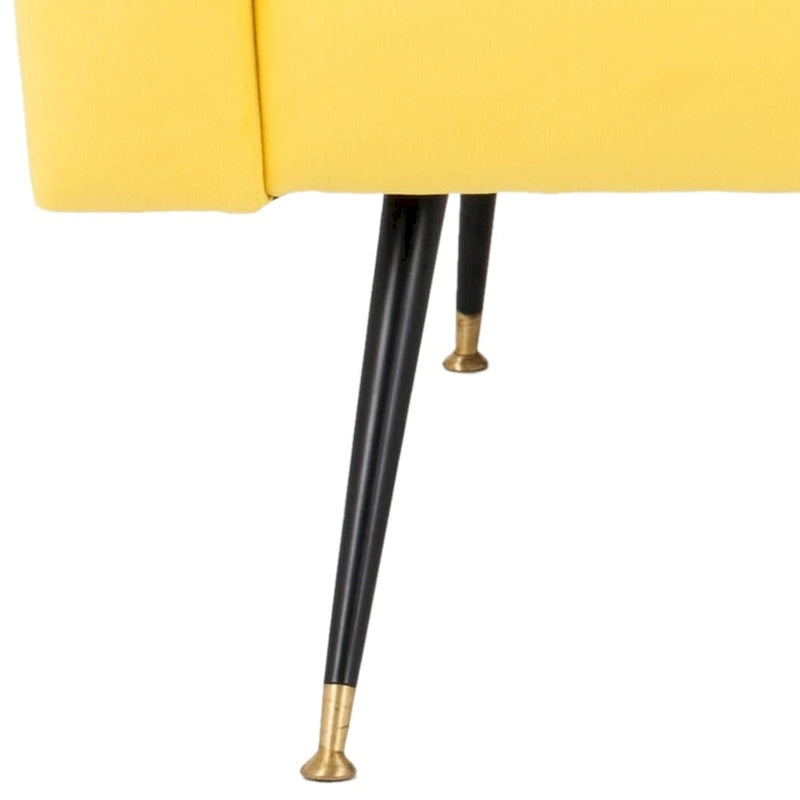 Fauteuil club rétro moderne du milieu du siècle Senja – 27,5 x 34,8 x 37 po – 28 larg. x 35 prof. x 37 haut.