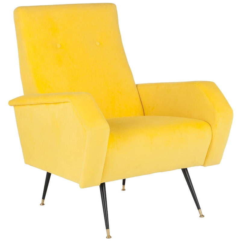 Fauteuil club rétro moderne du milieu du siècle Senja – 27,5 x 34,8 x 37 po – 28 larg. x 35 prof. x 37 haut.