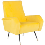 Fauteuil club rétro moderne du milieu du siècle Senja – 27,5 x 34,8 x 37 po – 28 larg. x 35 prof. x 37 haut.
