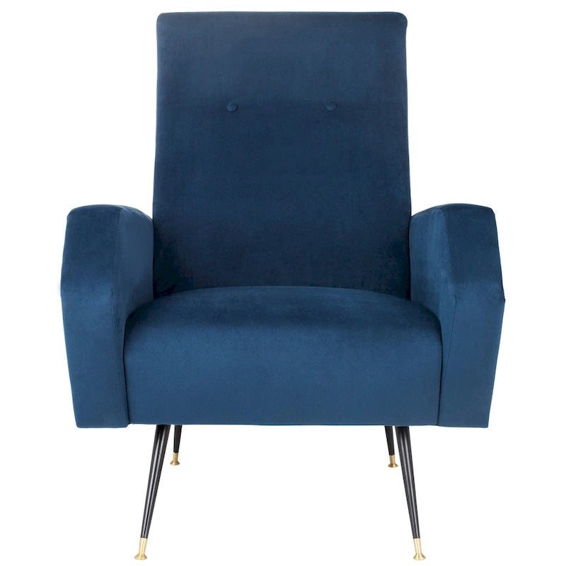 Fauteuil club rétro moderne du milieu du siècle Senja – 27,5 x 34,8 x 37 po – 28 larg. x 35 prof. x 37 haut.