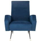 Fauteuil club rétro moderne du milieu du siècle Senja – 27,5 x 34,8 x 37 po – 28 larg. x 35 prof. x 37 haut.