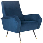 Fauteuil club rétro moderne du milieu du siècle Senja – 27,5 x 34,8 x 37 po – 28 larg. x 35 prof. x 37 haut.