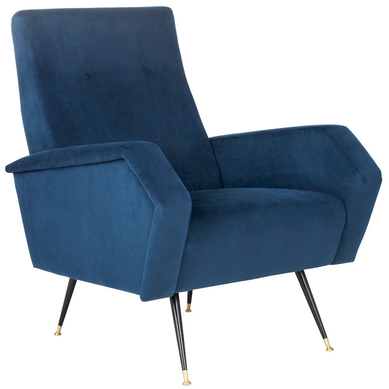Fauteuil club rétro moderne du milieu du siècle Senja – 27,5 x 34,8 x 37 po – 28 larg. x 35 prof. x 37 haut.