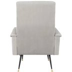 Fauteuil club rétro moderne du milieu du siècle Senja – 27,5 x 34,8 x 37 po – 28 larg. x 35 prof. x 37 haut.