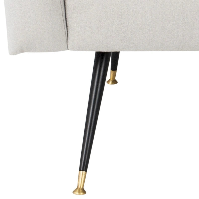 Fauteuil club rétro moderne du milieu du siècle Senja – 27,5 x 34,8 x 37 po – 28 larg. x 35 prof. x 37 haut.