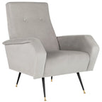 Fauteuil club rétro moderne du milieu du siècle Senja – 27,5 x 34,8 x 37 po – 28 larg. x 35 prof. x 37 haut.
