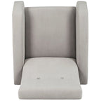 Fauteuil club rétro moderne du milieu du siècle Senja – 27,5 x 34,8 x 37 po – 28 larg. x 35 prof. x 37 haut.
