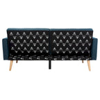 Lit futon pliable Tamekia avec oreiller - 74,8 x 31,9 x 34,7
