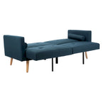 Lit futon pliable Tamekia avec oreiller - 74,8 x 31,9 x 34,7