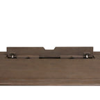 Bureau assis/debout électronique Carson Wood, bureau réglable en hauteur, gris