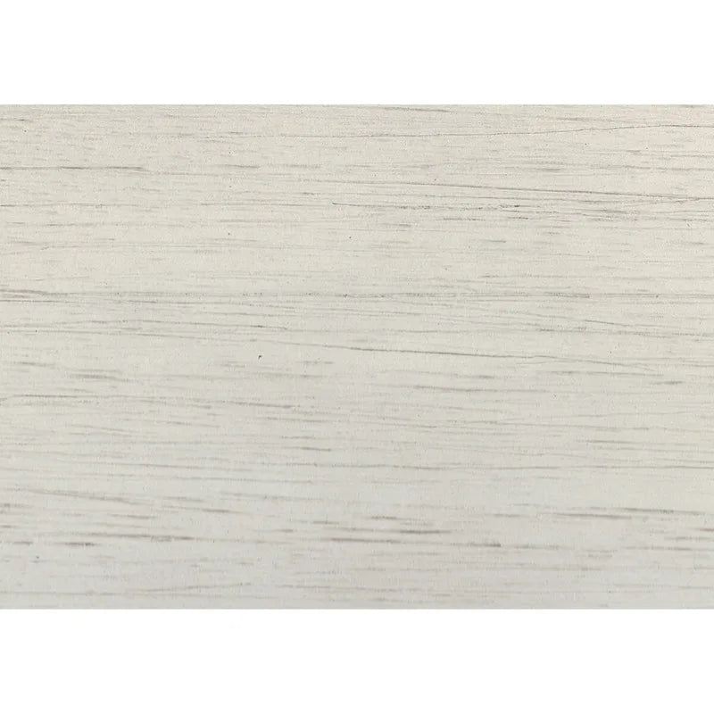 Table d'appoint Rome de 26 pouces, carrée, 1 tiroir, marron, blanc, bois massif