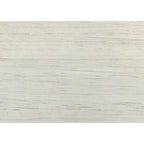 Table d'appoint Rome de 26 pouces, carrée, 1 tiroir, marron, blanc, bois massif