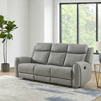 Canapé et fauteuil inclinables de transition Wesley, gris