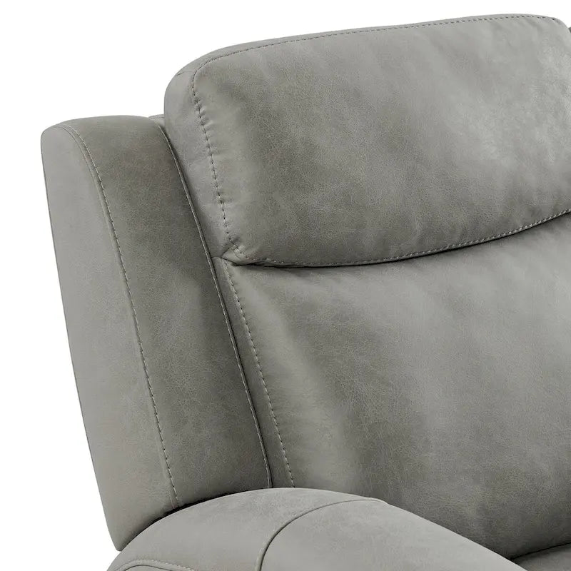 Canapé et fauteuil inclinables de transition Wesley, gris
