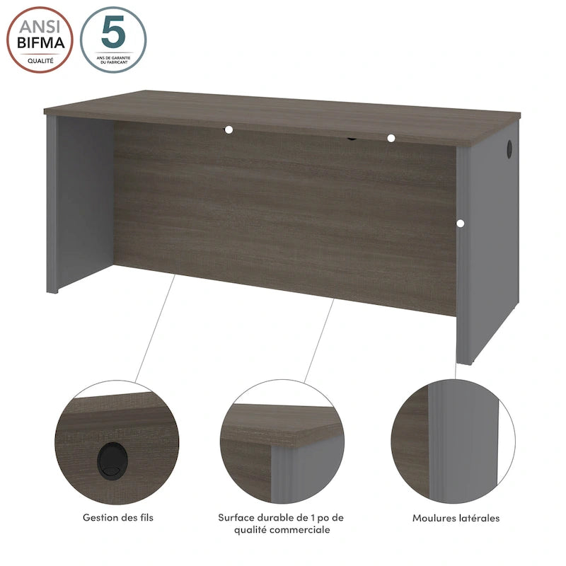 Meuble d'appoint moderne et minimaliste Mirod avec étagères réglables pour un rangement élégant et polyvalent