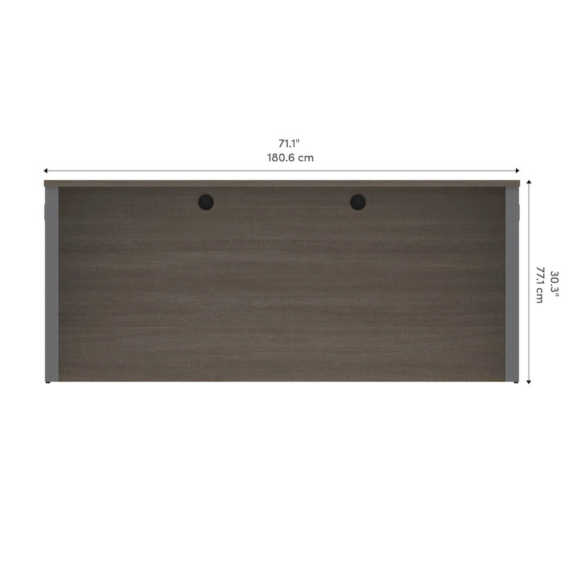 Meuble d'appoint moderne et minimaliste Mirod avec étagères réglables pour un rangement élégant et polyvalent
