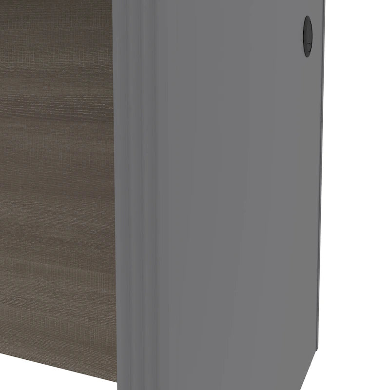 Meuble d'appoint moderne et minimaliste Mirod avec étagères réglables pour un rangement élégant et polyvalent