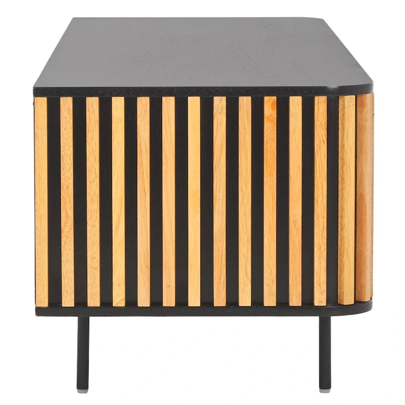 Meuble TV Anahi à 2 portes et 2 étagères - 54L x 17P x 19H