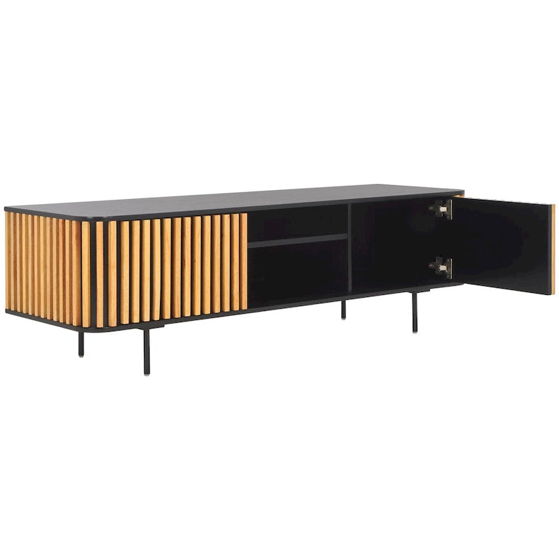 Meuble TV Anahi à 2 portes et 2 étagères - 54L x 17P x 19H