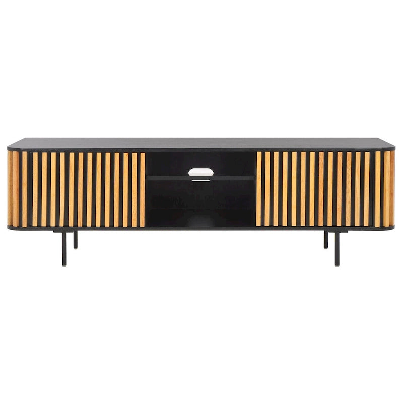 Meuble TV Anahi à 2 portes et 2 étagères - 54L x 17P x 19H