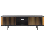 Meuble TV Anahi à 2 portes et 2 étagères - 54L x 17P x 19H